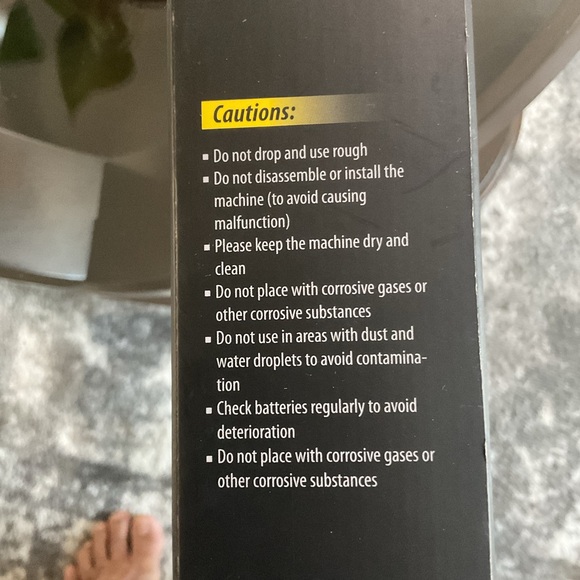 6 In 1 Noninvasive Moisture Meter Pinless Humity Sensor Drywall/gypsum Board - Picture 6 of 6